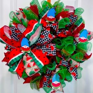 Summer Watermelon Wreath